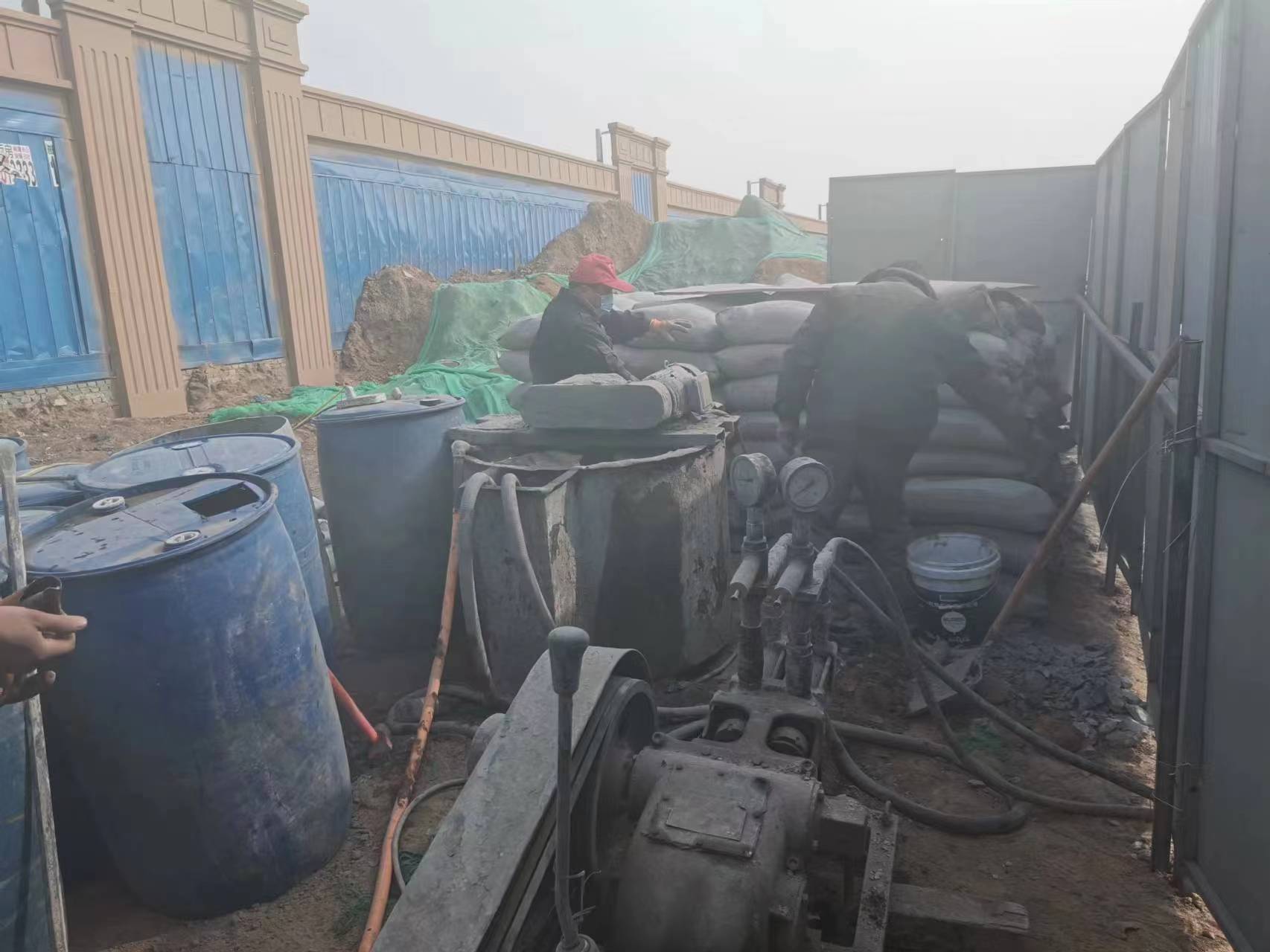 红山街道房屋下沉注浆